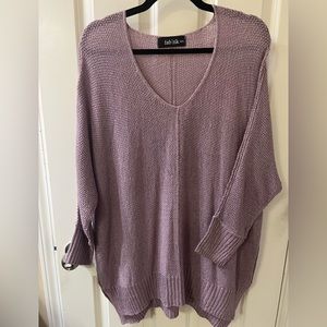 Fab’rik Boutique-Lavender colored sweater M/L